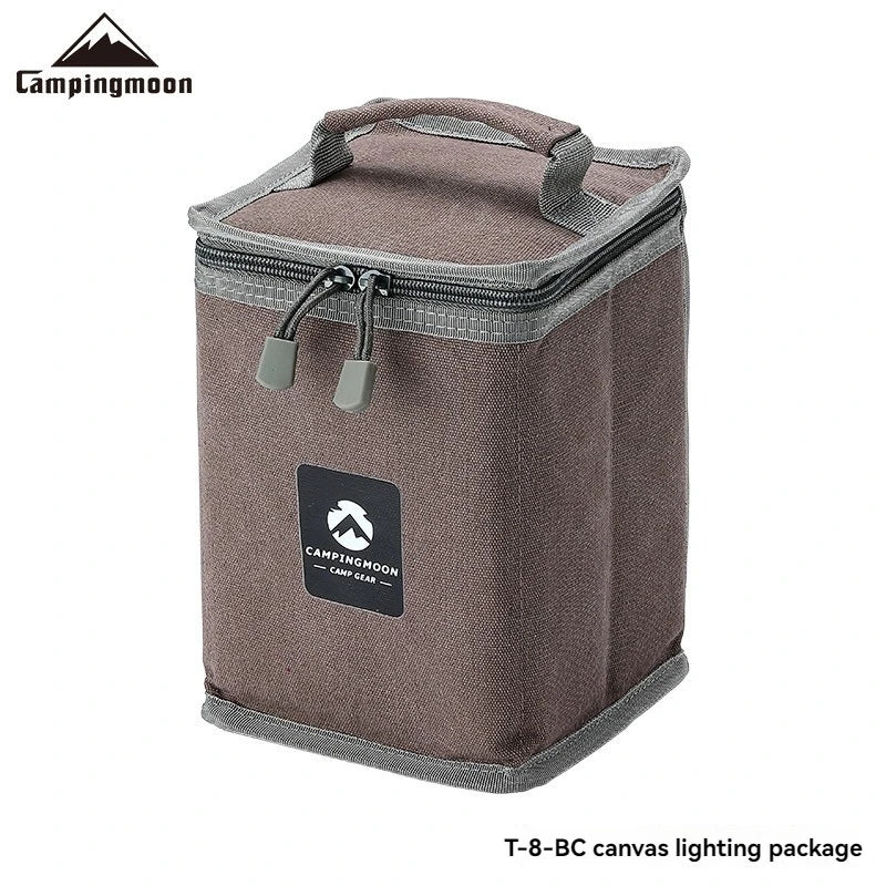 CAMPINGMOON Foldable Canvas Storage Bag – Handheld Gear Organizer for Fuel Cylinders