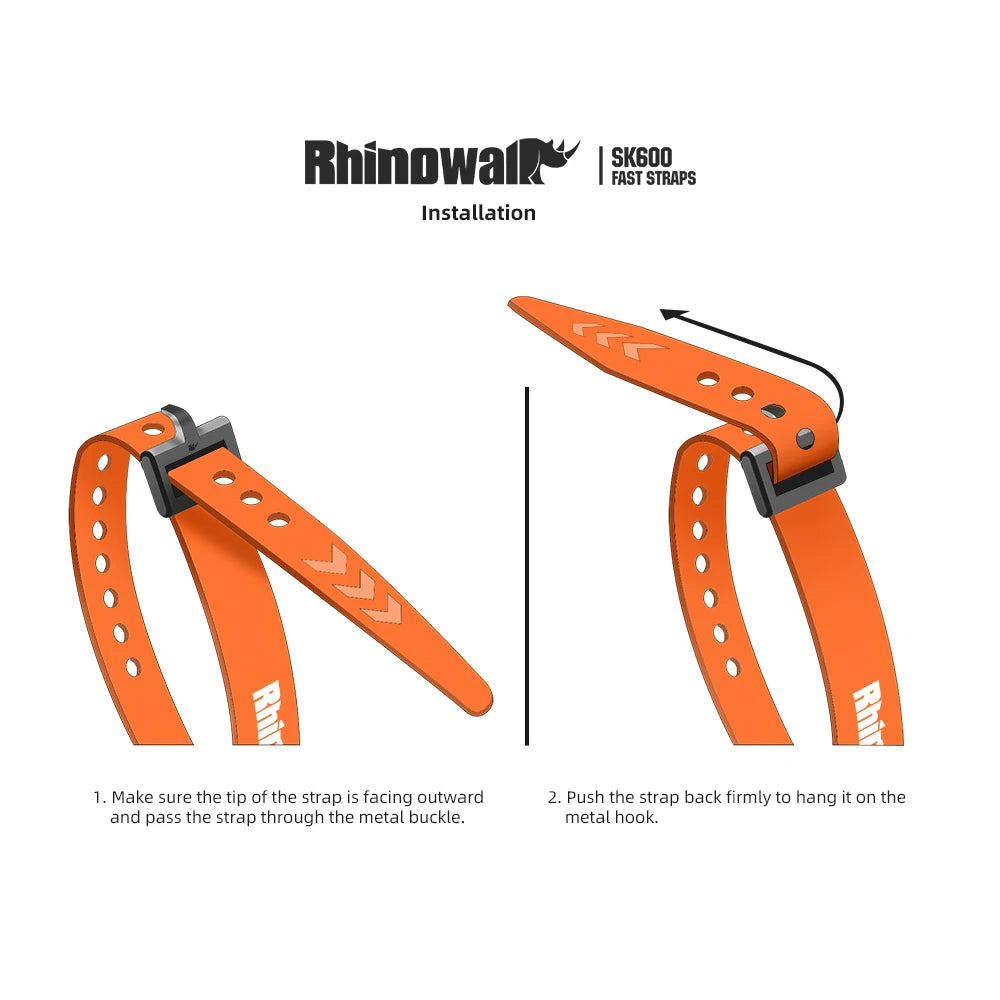 Rhinowalk 600mm TPU Elastic Scale Strap – Secure Your Gear with Confidence