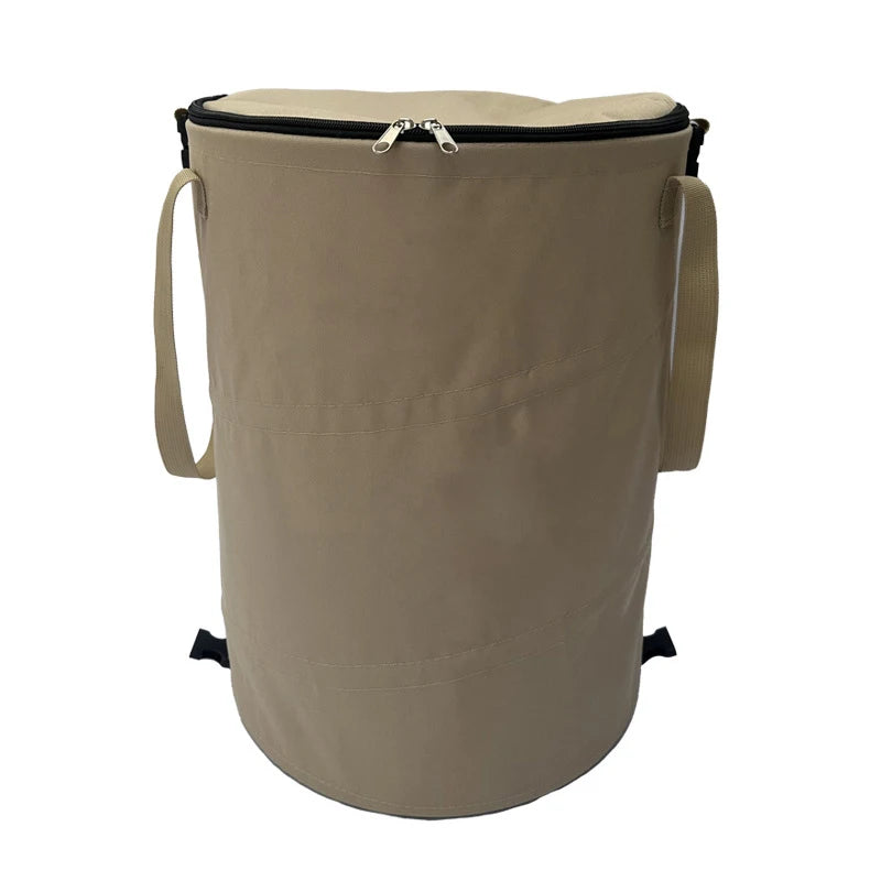 Pop-Up Camping Trash Can – Foldable Canvas Outdoor Garbage Bin