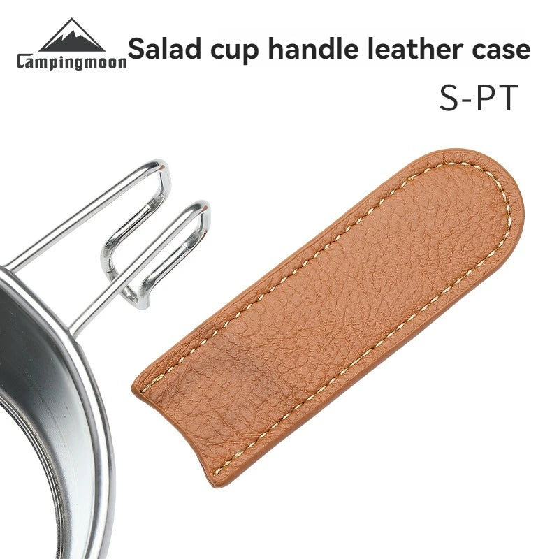 CAMPINGMOON Outdoor Bowl Handle Gloves – Genuine Cowhide Protection for Your Cookware