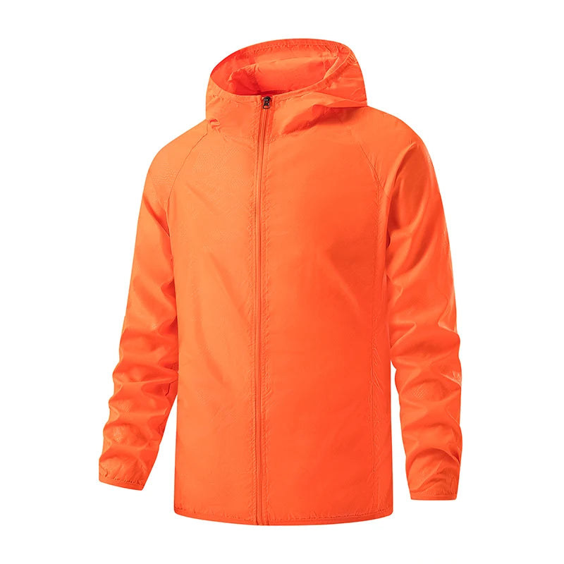 Waterproof Hiking Jacket – Windbreaker with Sun Protection for Outdoor Adventures