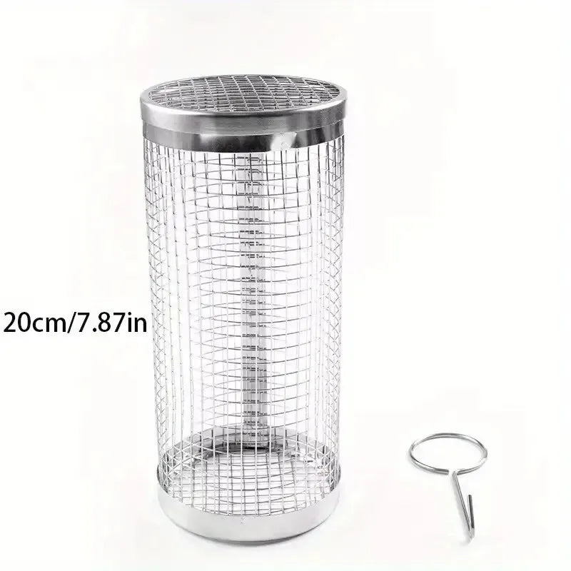 Stainless Steel BBQ Cage – Perfect for Outdoor Grilling & Camping