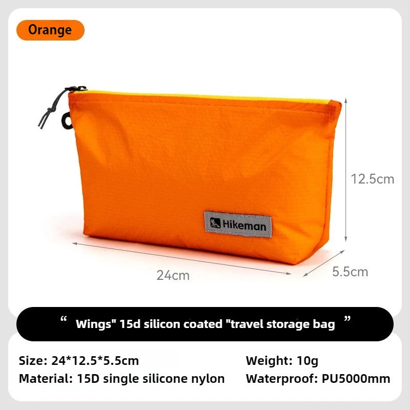 HIKEMAN Ultralight Silicone Storage Bag – Waterproof 15D Travel Organizer