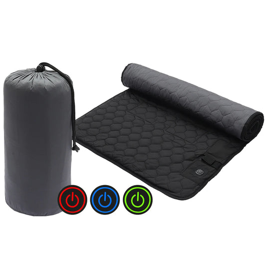 USB Heating Sleeping Mat – Foldable, Temperature-Controlled Pad for Winter Camping & Tent Comfort