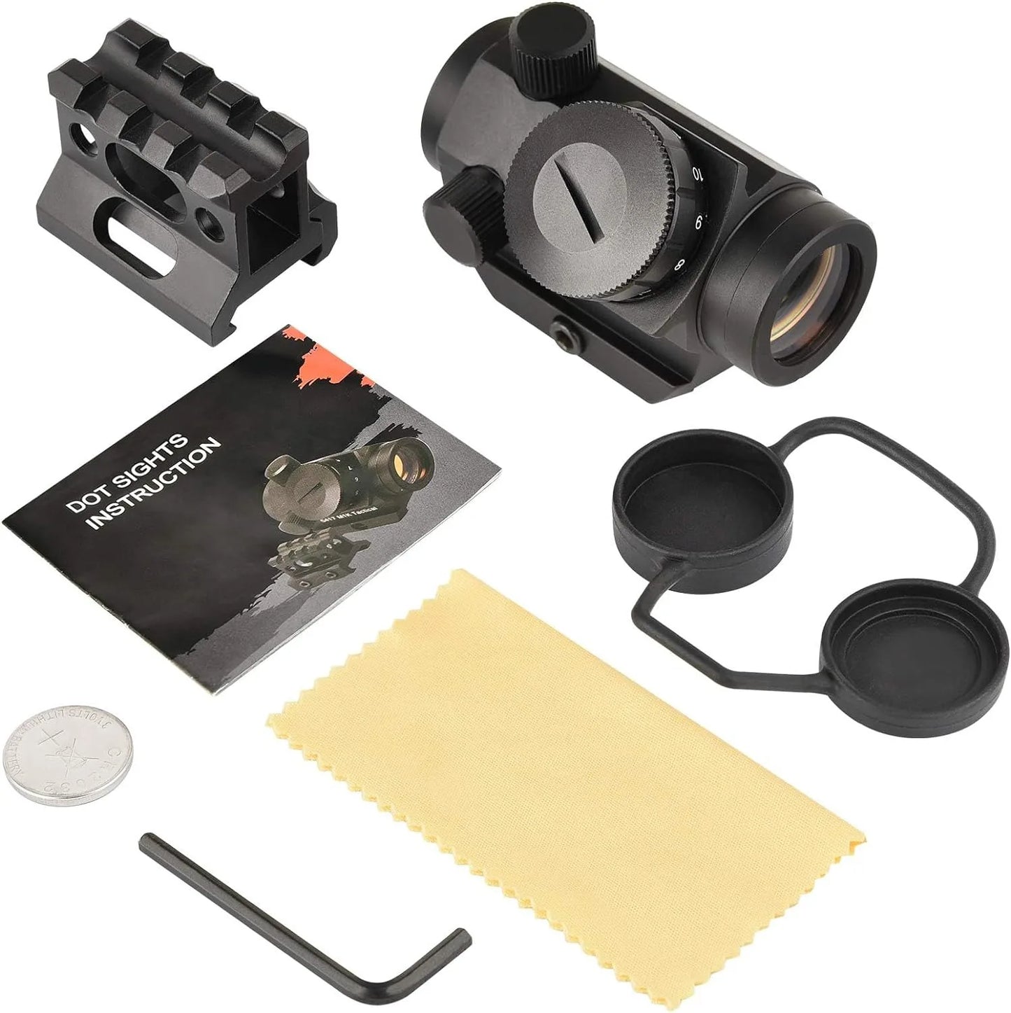 2 MOA Red Dot Sight – 1×25mm Reflex Optic