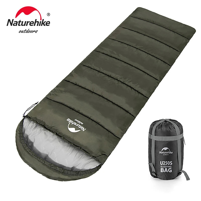 ❄️ Naturehike Ultralight Winter Cotton Sleeping Bag – Spliceable Double Sleeping Bag for Cold Weather Camping
