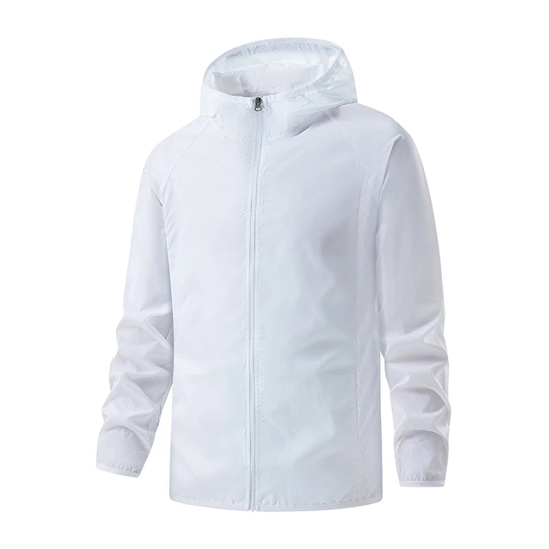 Waterproof Hiking Jacket – Windbreaker with Sun Protection for Outdoor Adventures