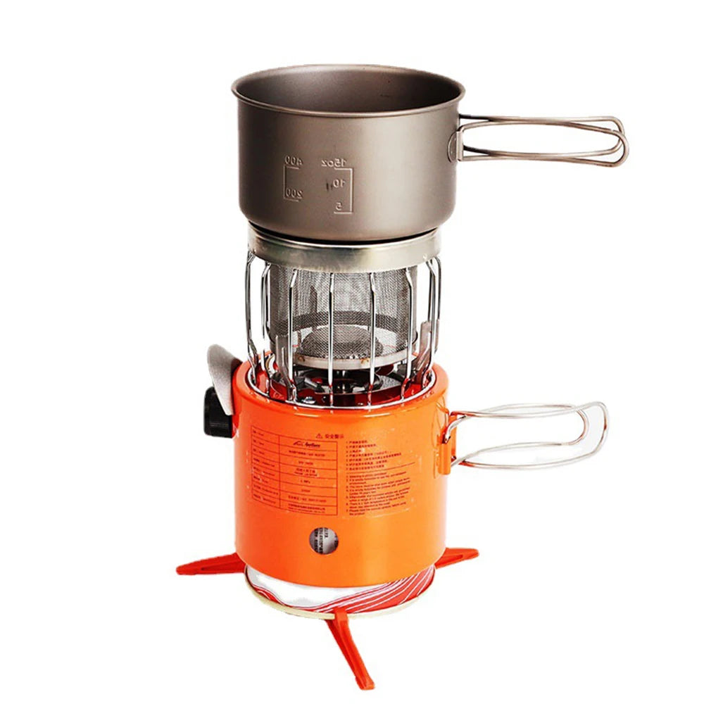 Portable 2000W Gas Heater with 1M Gas Pipe – Outdoor Camping Stove & Heater for Ice Fishing, Hiking, and Tents
