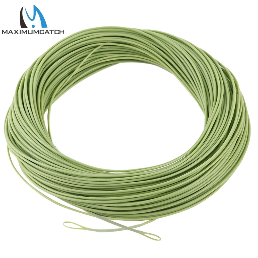 Maximumcatch Double Taper Fly Line – 2/3/4/5/6/7/8 WT with 2 Welded Loops (Floating)
