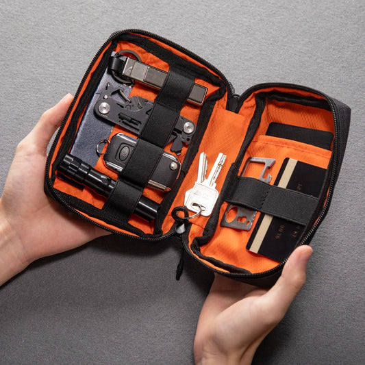 EDC Mid Organizer Pouch – Tactical Everyday Carry Cable & Gear Storage Bag