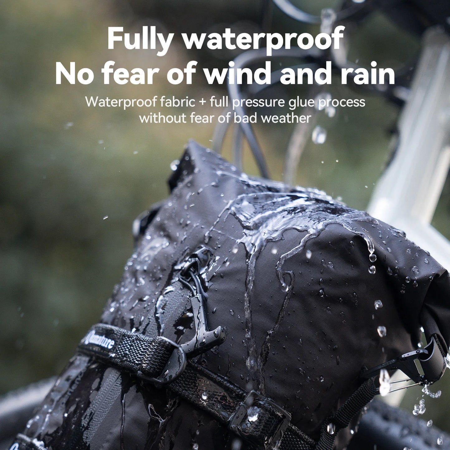 Qunature Bikepacking Bicycle Bags Lightweight Waterproof Compression Bags Shelf Bag Randomly Installed Road Bike Mtb Cycling