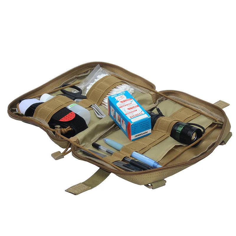MOLLE Tactical Pouch – Outdoor Emergency Pack for Medical Gear, Tools & EDC Essentials