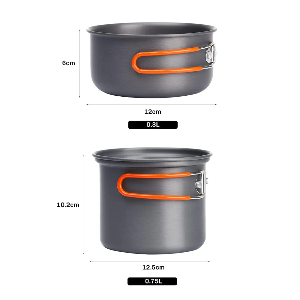 Fire Maple FMC-207 Ultralight Cooking Set – Compact Pot & Bowl for Solo Camping