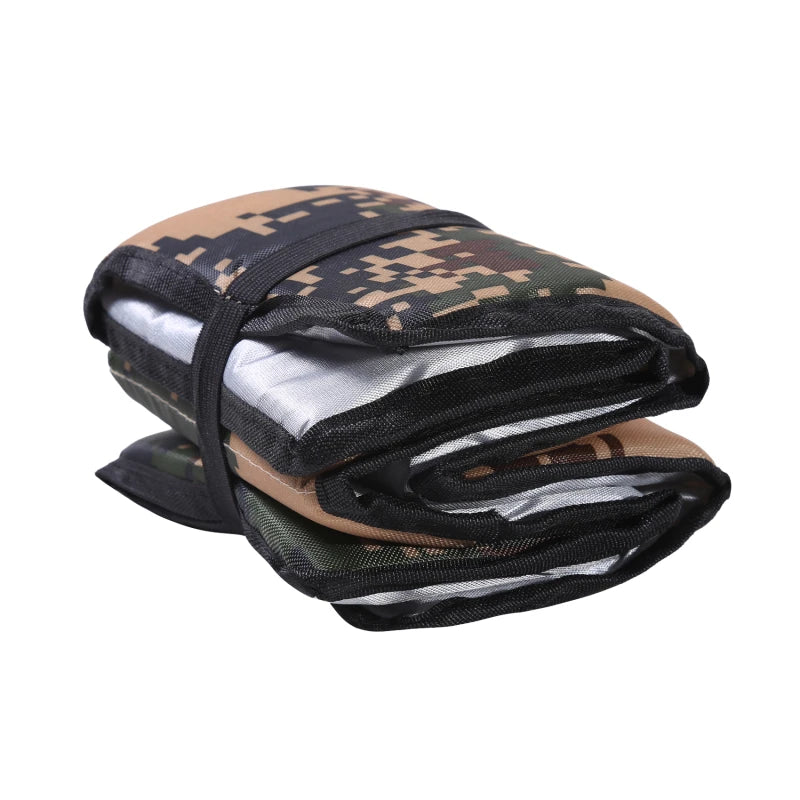 Folding Camping Mat - Portable Outdoor Oxford Cloth Waterproof Foam Sitting Pad for Hiking