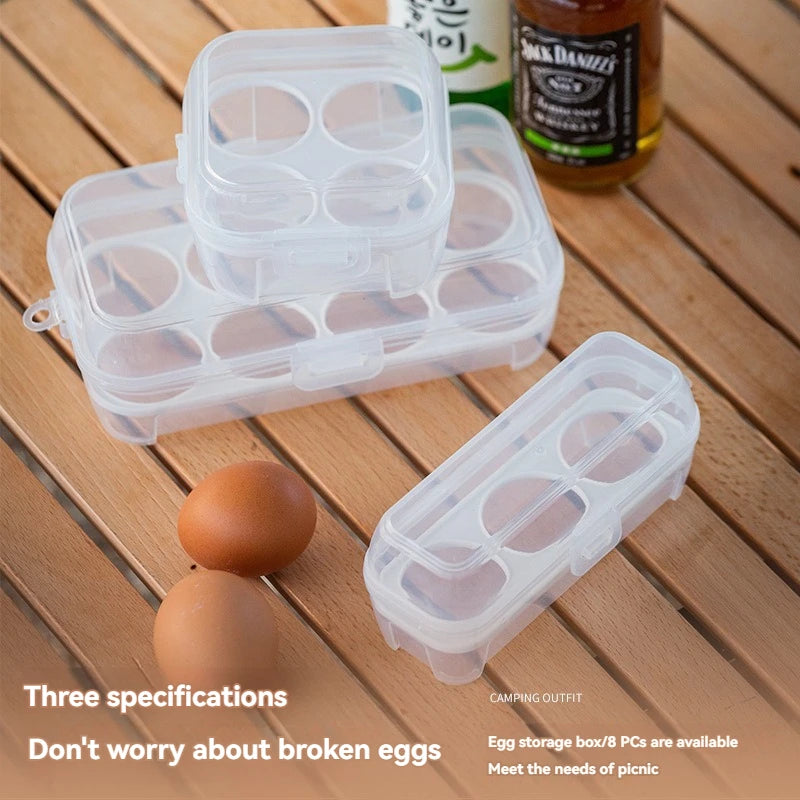 Outdoor Shockproof Egg Storage Box – Portable Camping Egg Tray for Safe Travel