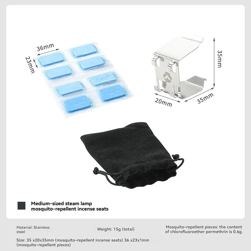 CAMPINGMOON T-4-XZ Stainless Steel Mosquito Repellent – Gas Lamp Attachment for Outdoor Use