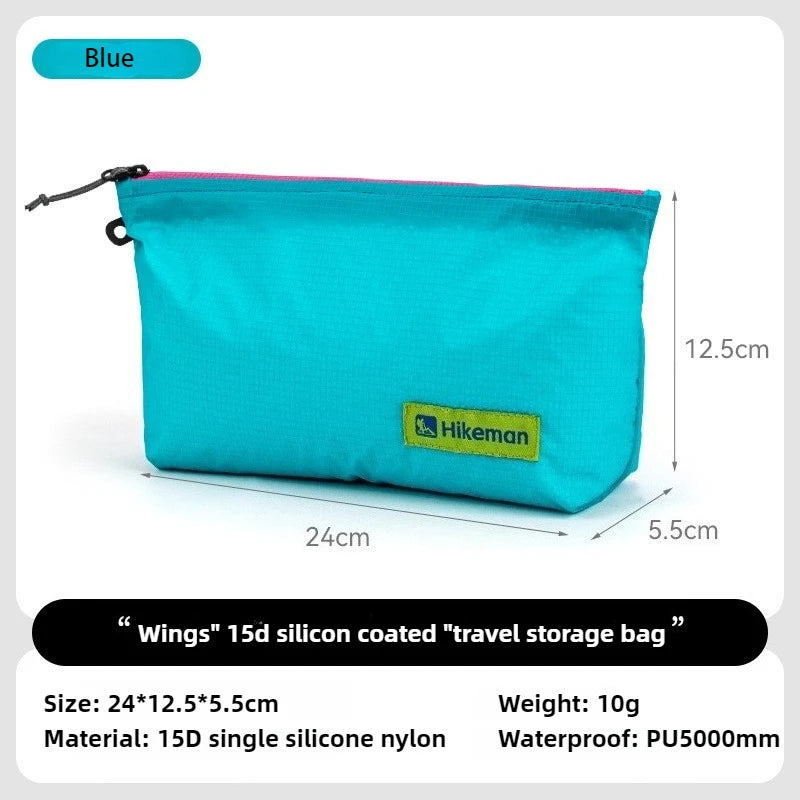 HIKEMAN Ultralight Silicone Storage Bag – Waterproof 15D Travel Organizer