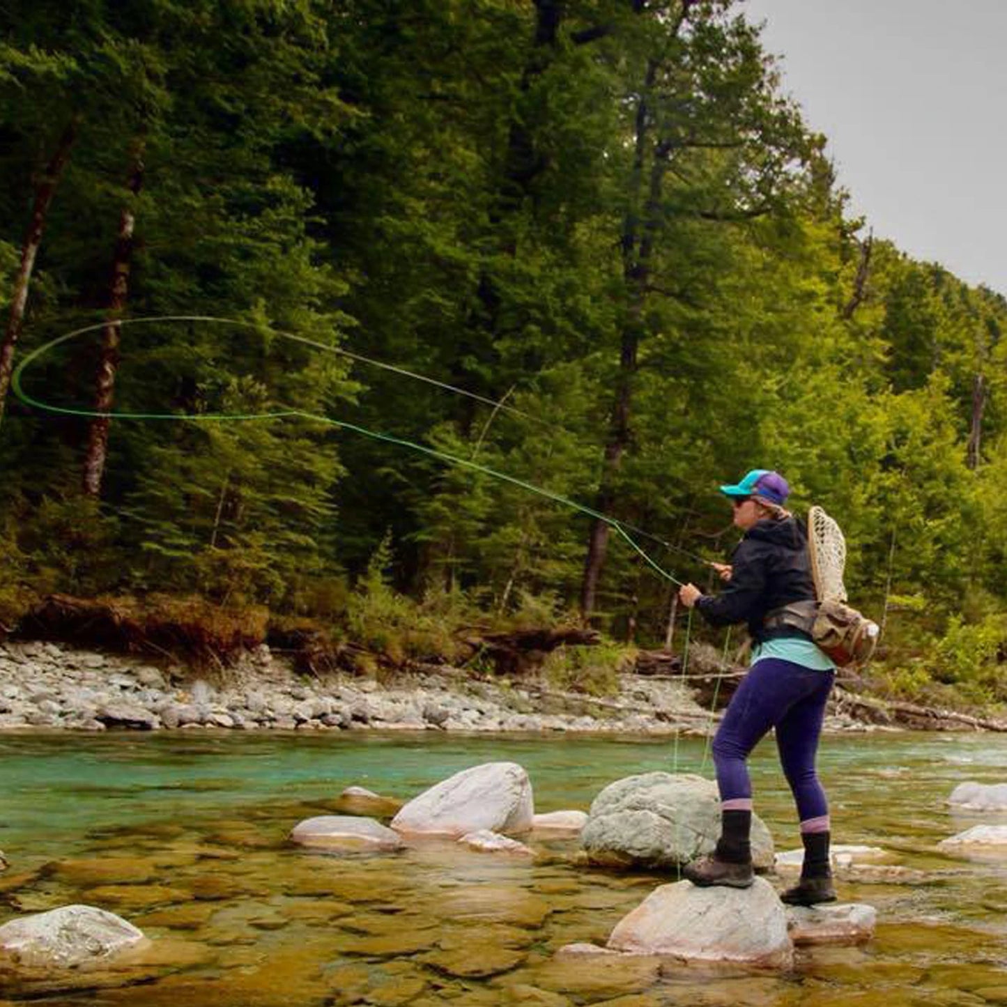 Aventik 85FT Weight Forwarad Trout Line Fly Fishing Line Dynamic Tapered Floating Fly Line With One Exposed Loop