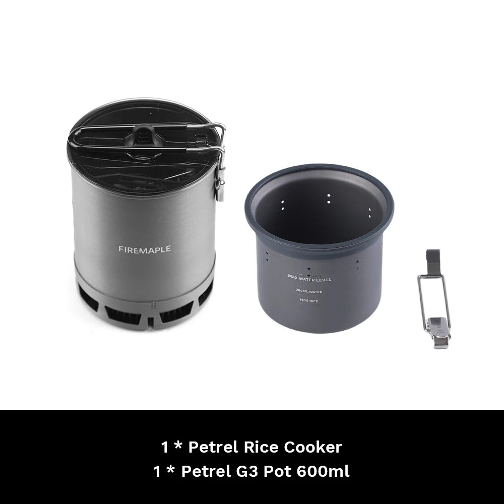 Fire-Maple Petrel Micro‑Pressure Rice Cooker – Ultralight Portable Cooking Cup (300ml) for G3 Pot
