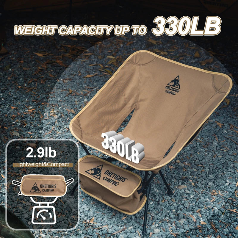 OneTigris Tigerblade Camping Chair – Rugged Comfort, Anywhere You Roam