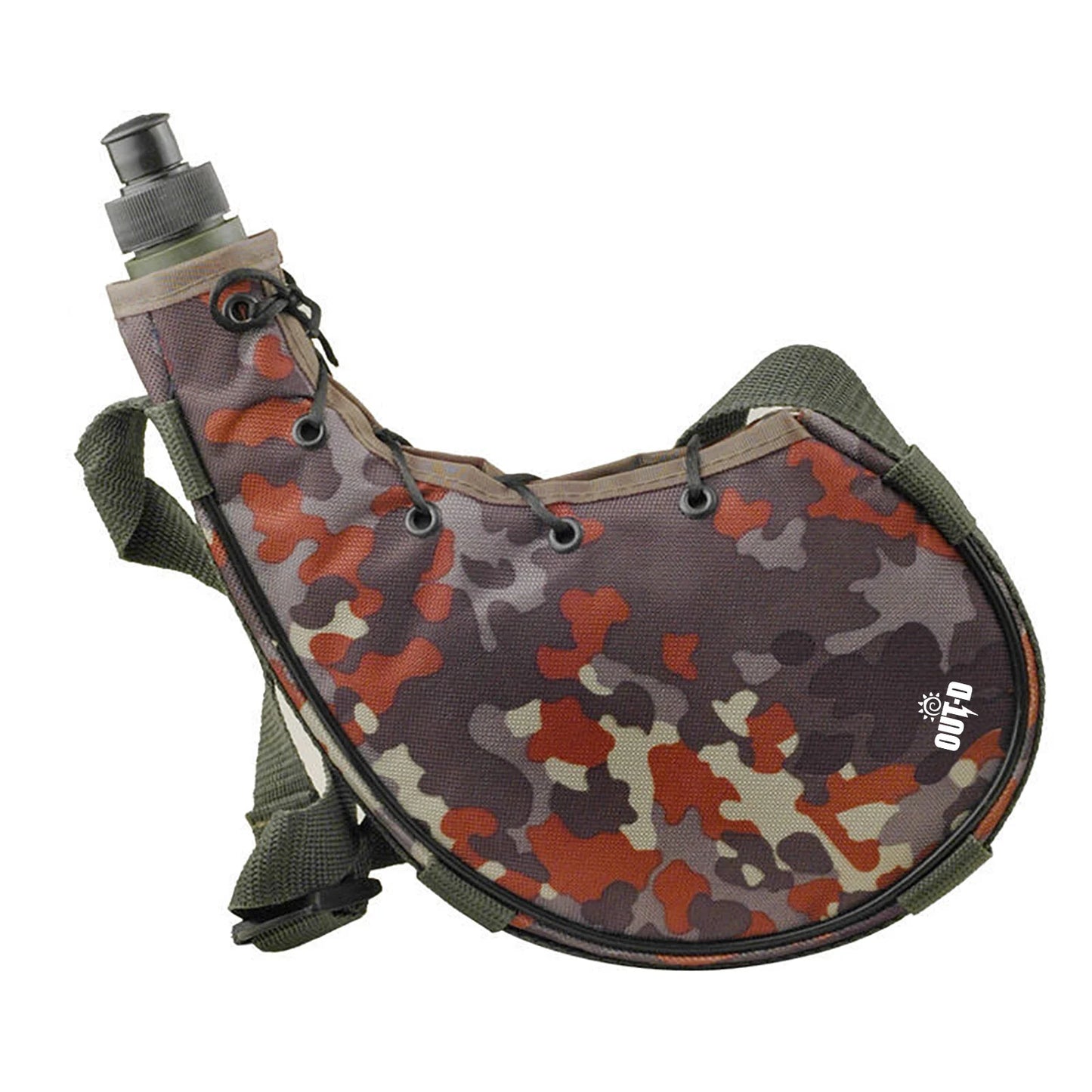 Outdoor Water Bottle – 800ml Sports Kettle with Shoulder Strap