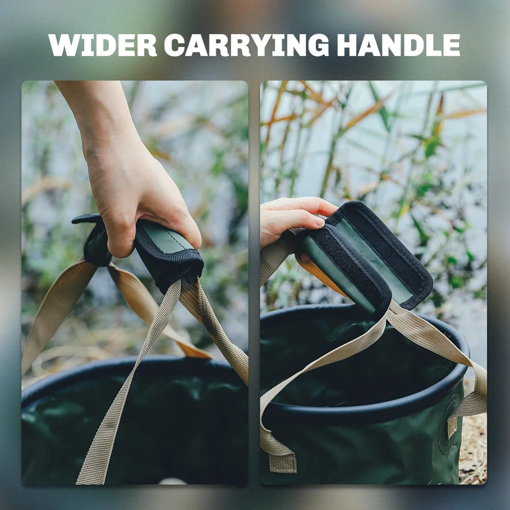 Fire Maple Ripple Folding Bucket – Collapsible Food-Grade Camping Wash Bucket