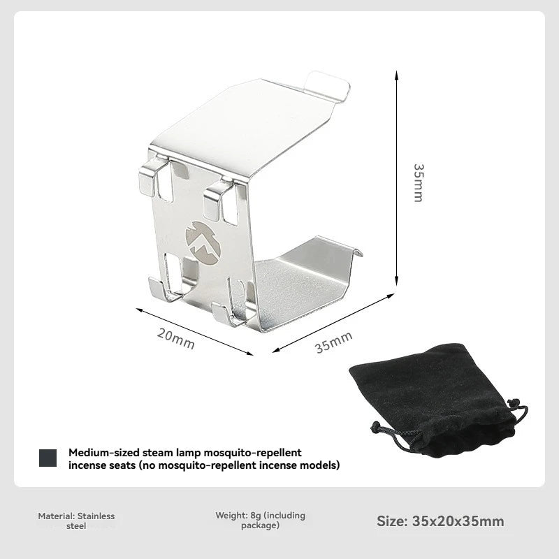 CAMPINGMOON T-4-XZ Stainless Steel Mosquito Repellent – Gas Lamp Attachment for Outdoor Use