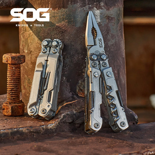 SOG PowerLitre 19-in-1 Mini Multi-Tool – Compact EDC for Outdoor Survival