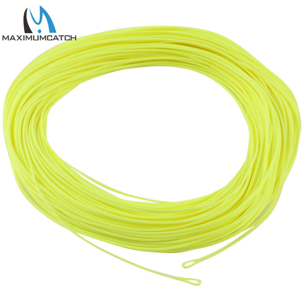 Maximumcatch Double Taper Fly Line – 2/3/4/5/6/7/8 WT with 2 Welded Loops (Floating)