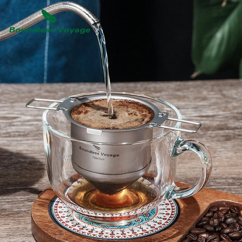 Boundless Voyage Titanium Reusable Coffee Filter – Ti6002P