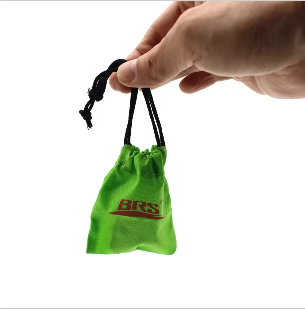 BRS-3000T Titanium Mini Camping Gas Burner – Ultra-Light Pocket Stove for Outdoor Cooking