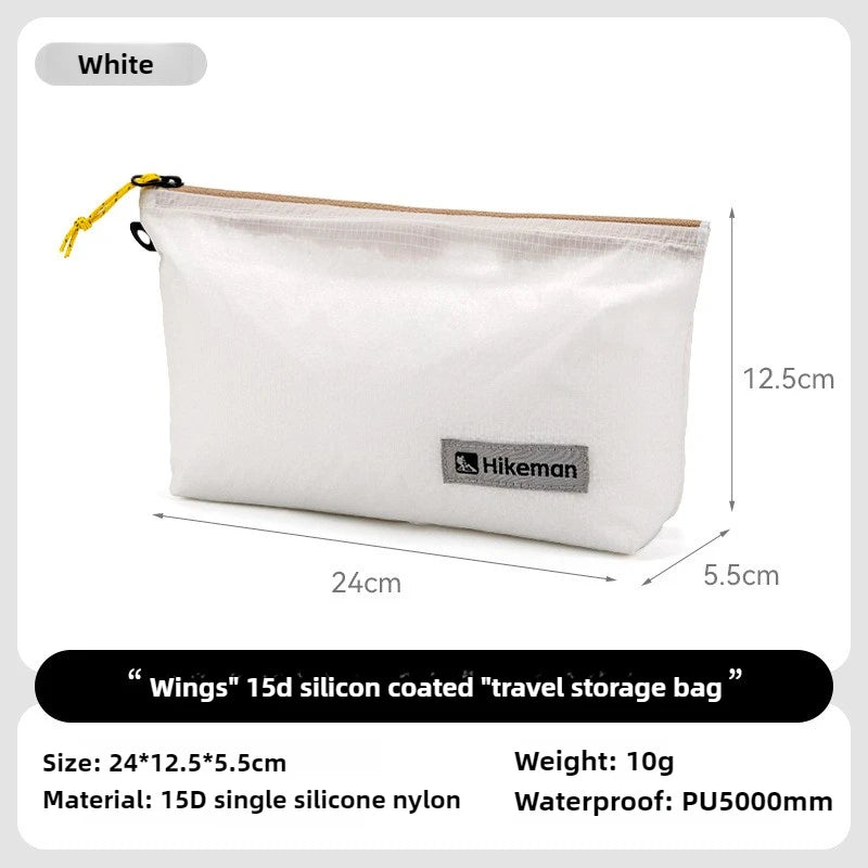 HIKEMAN Ultralight Silicone Storage Bag – Waterproof 15D Travel Organizer