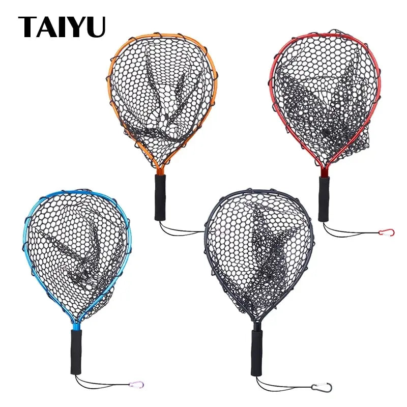 Ultralight Aluminum Alloy Frame • Silicone Wear-Resistant Mesh • Ideal for Fly Fishing