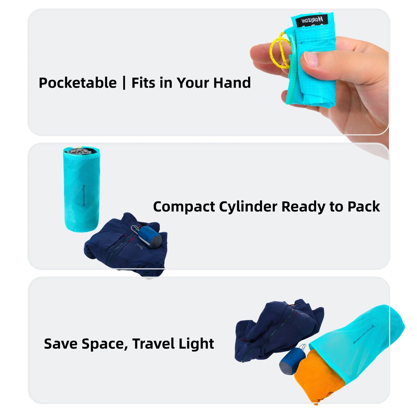 Ultralight Stuff Sack- Ultra-SIL Ripstop | Water-Resistant | Perfect for Travel & Outdoor Adventures