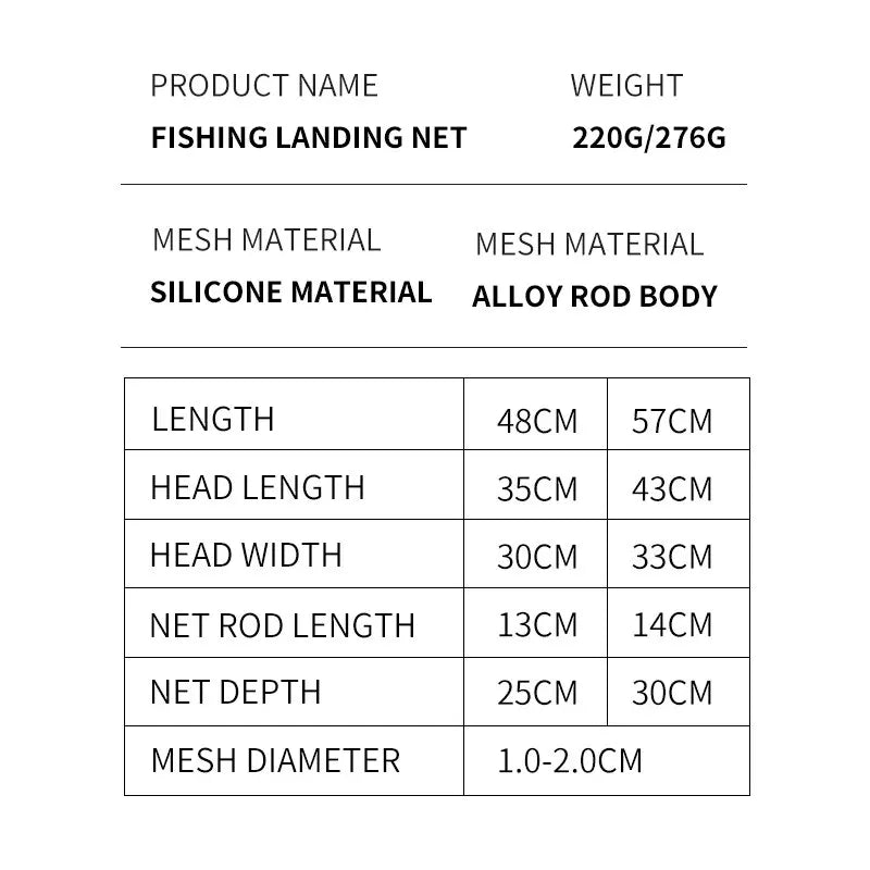 Ultralight Aluminum Alloy Frame • Silicone Wear-Resistant Mesh • Ideal for Fly Fishing