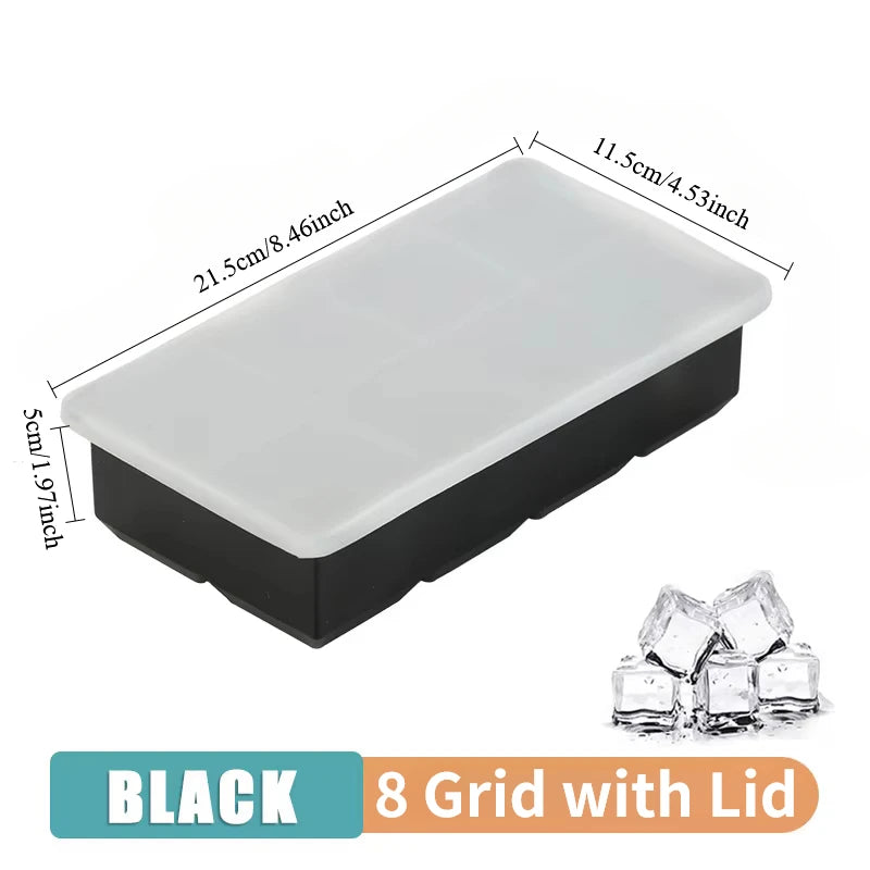 Silicone Ice Cube Molds ‑Grid Spherical Ice Makers