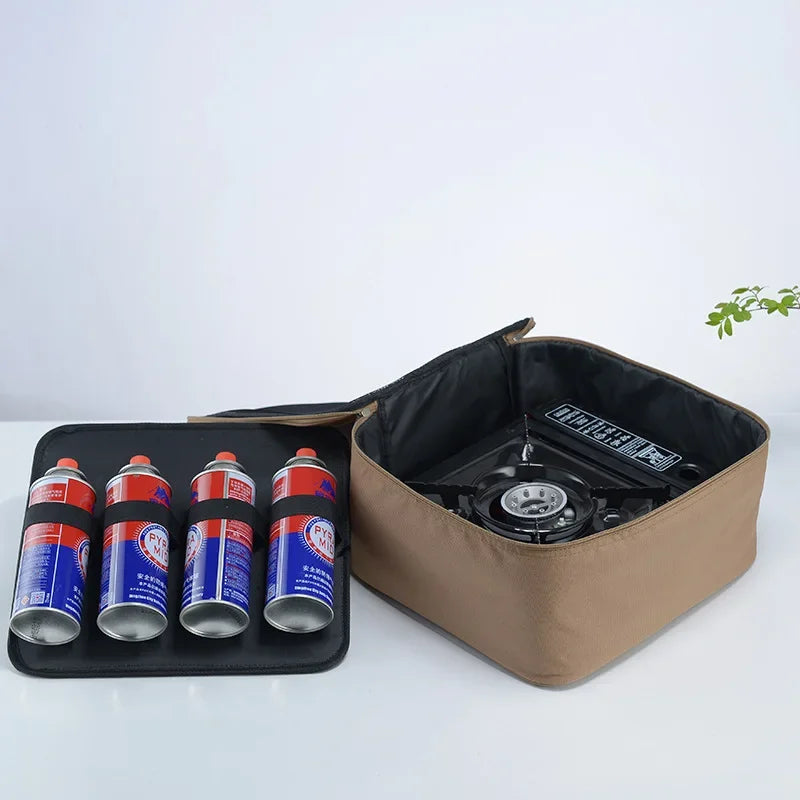 Outdoor Camping Cassette Stove & Cookware Storage Bag