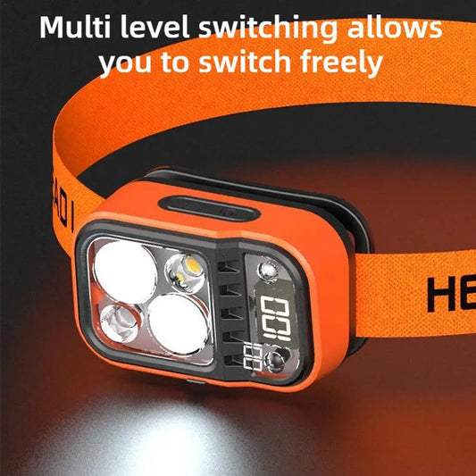 1200 Lumens Intelligent Sensing Headlamp – USB Rechargeable, Ultra-Bright, Built for the Outdoors