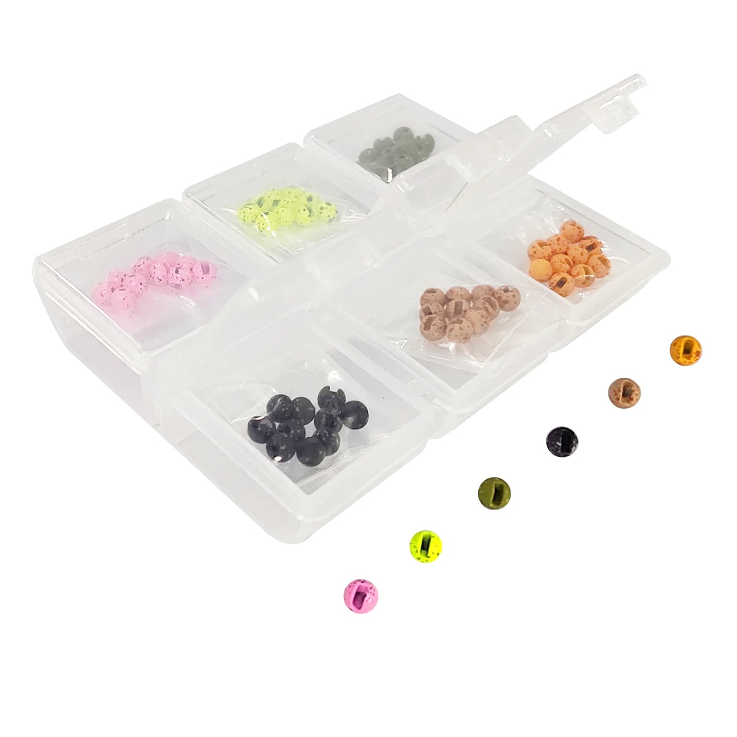 Eupheng 25PC Fly Tying Bead Balls – Nymph Fly Fishing Materials (2.5mm / 3.0mm / 3.5mm / 4.0mm)