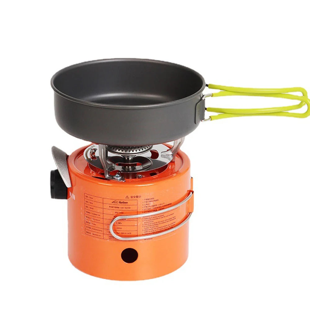 Portable 2000W Gas Heater with 1M Gas Pipe – Outdoor Camping Stove & Heater for Ice Fishing, Hiking, and Tents