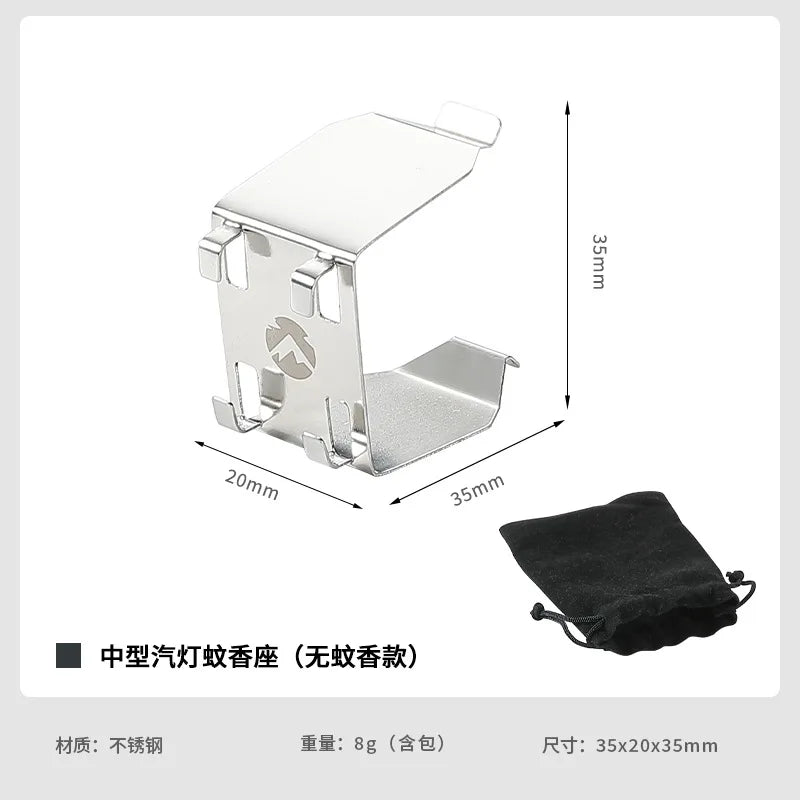 CAMPINGMOON T-4-XZ Stainless Steel Mosquito Repellent – Gas Lamp Attachment for Outdoor Use