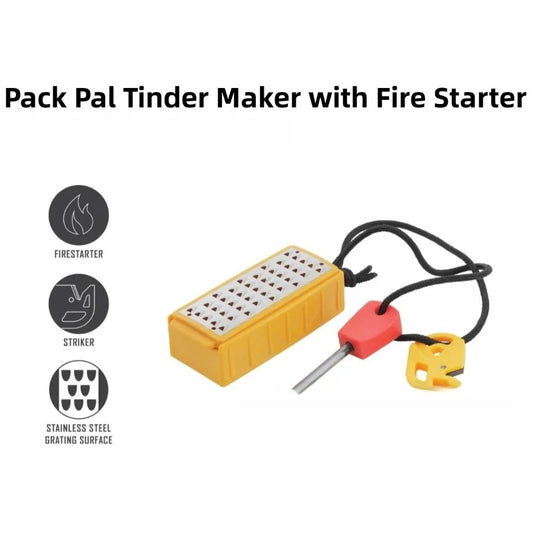Lightweight Tinder Maker with Fire Starter – Portable Survival Tool for Outdoor & Emergency Use