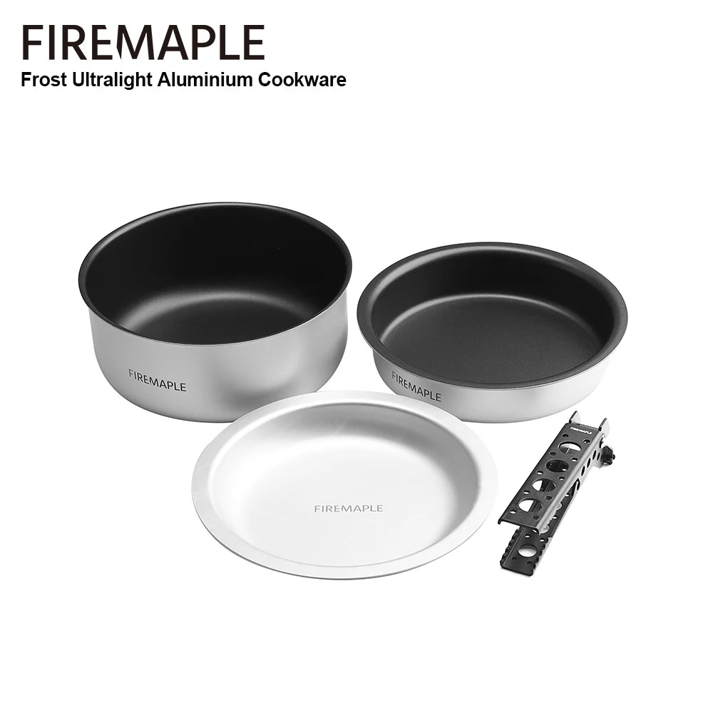 Fire‑Maple Frost Ultralight Aluminium Cookware Set Solo Camping • Hiking • Non‑Stick • Lightweight 358.5 g