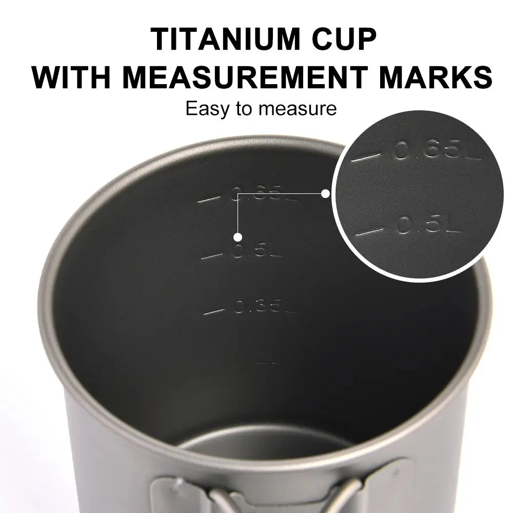 Camping Mug Titanium Cup – Lightweight and Robust