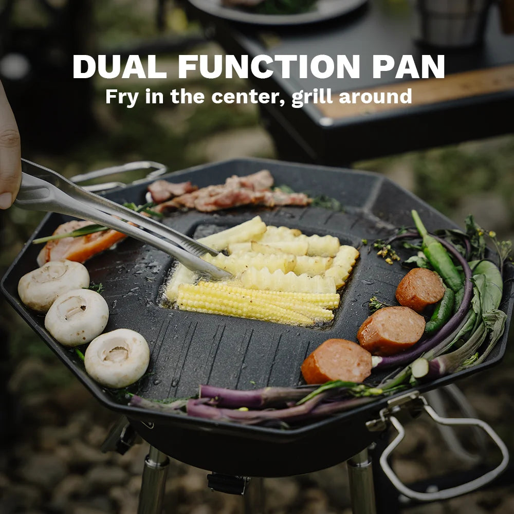 FireMaple SizzlePro Multi-function Frying Pan – Sear, Grill, and Sizzle Anywhere