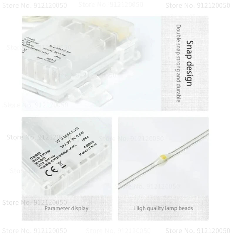 Naturehike Outdoor Ambient Light String – Portable Decorative LED Lamps for Camping