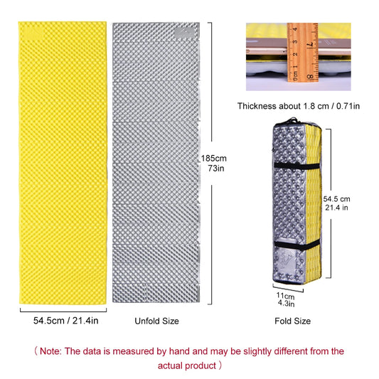 Lightweight Camping Mat Portable Sleeping Pad for Outdoor Adventures