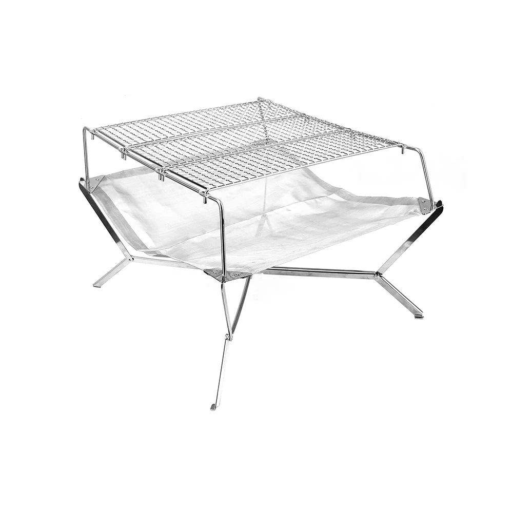 Fire-Maple Sunset Ultralight Foldable Fire Pit Grill – Portable Wood Stove for Outdoor Adventures