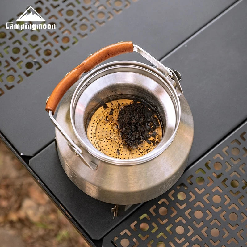 CAMPINGMOON SW-1V Stainless Steel Tea Strainer – Multi-Purpose Camping Tea Filter Accessory