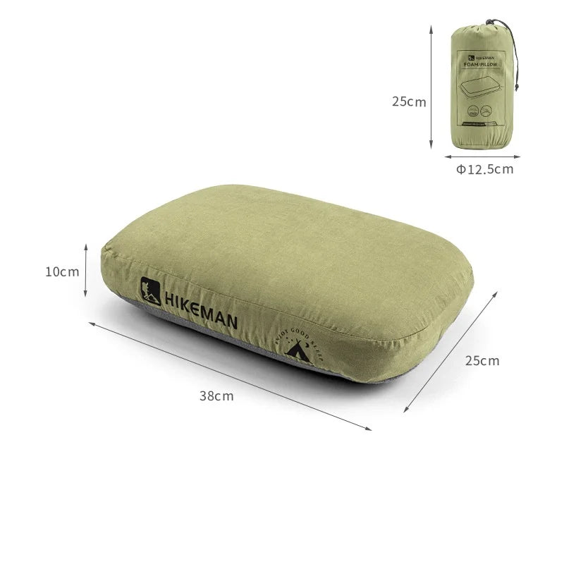 Outdoor Camping Memory Foam Pillow – Portable Comfort, Slow Rebound Design